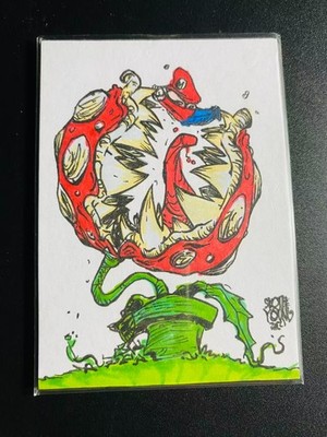 AHHHH Studio Super Mario Bros. Mario vs Man-eating Flower 1/1 Sketch by Young