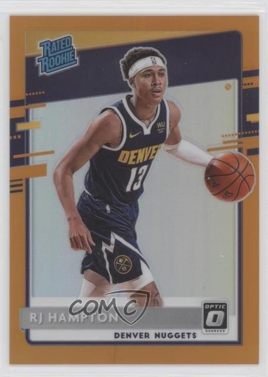 2020 Panini Donruss Optic Rated Rookie Orange Prizm 47/199 RJ Hampton #174 12yh