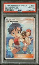2018 Pokemon SM: Celestial Storm TV Reporter (Full Art) 167/168 PSA 10 on eBay