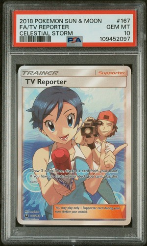 TV Reporter graded PSA 10 for sale on eBay