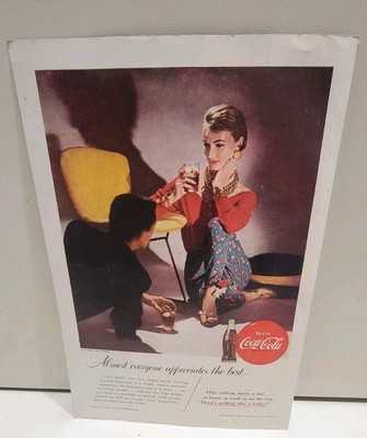 Coca Cola Coke Original Print Ad 1955 Almost Everyone Appreciates The Best