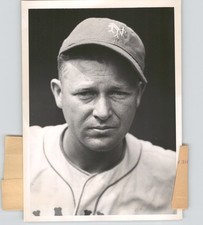 NEW YORK Giants BASEBALL Player RICHARD COFFMAN Vintage 1938 Press Photo