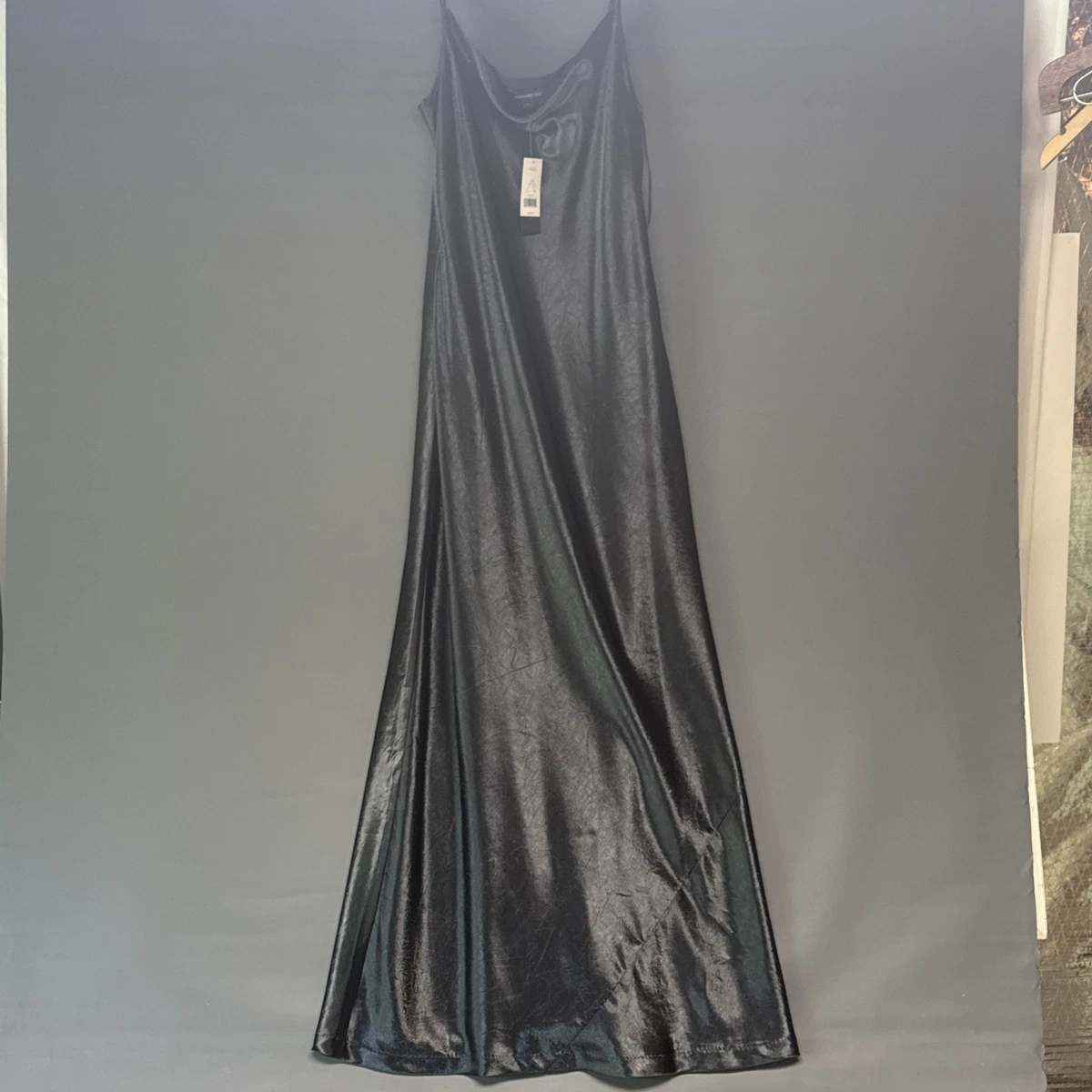 banana republic silk cowl neck backless maxi dress Matte Silk Cowl-Neck Backless Maxi Dress