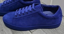 Image of Paul Smith Hassle Cobalt Trainers Blue Suede UK Size 6 New with Box Rrp £350
