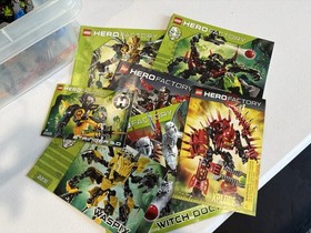 LEGO Hero Factory Waspix Witch Doctor Xplode Stringer Scorpio fire lord Bionicle
