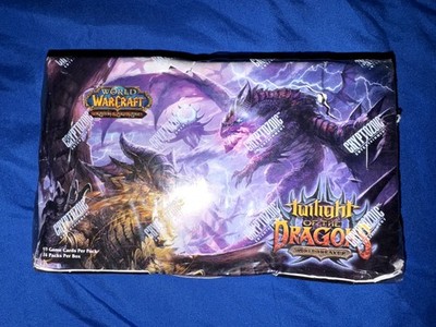 WoW-Twilight of the Dragons Booster Box -FACTORY SEALED *SOME CREASES/DAMAGE* EN