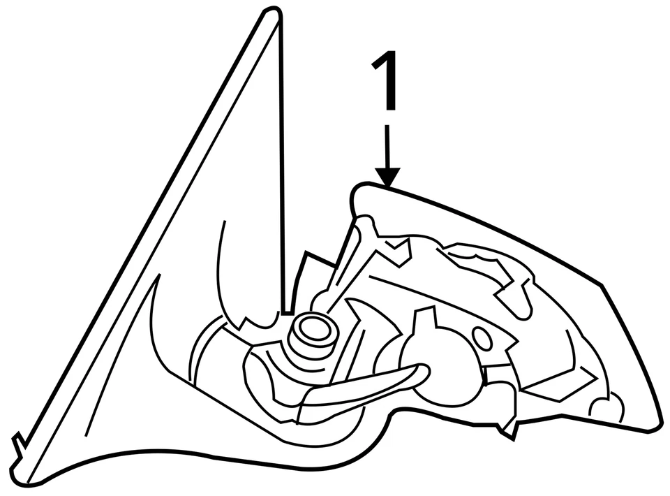 BMW M6 F12 2012-2015 espejo retrovisor izquierdo con atenuación automática con cámara y salida de carril Foto 4 de 4