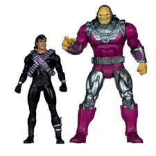 Action Figure 7in Superman vs Mongul 2pk Multicolor McFarlane Toys Multiverse