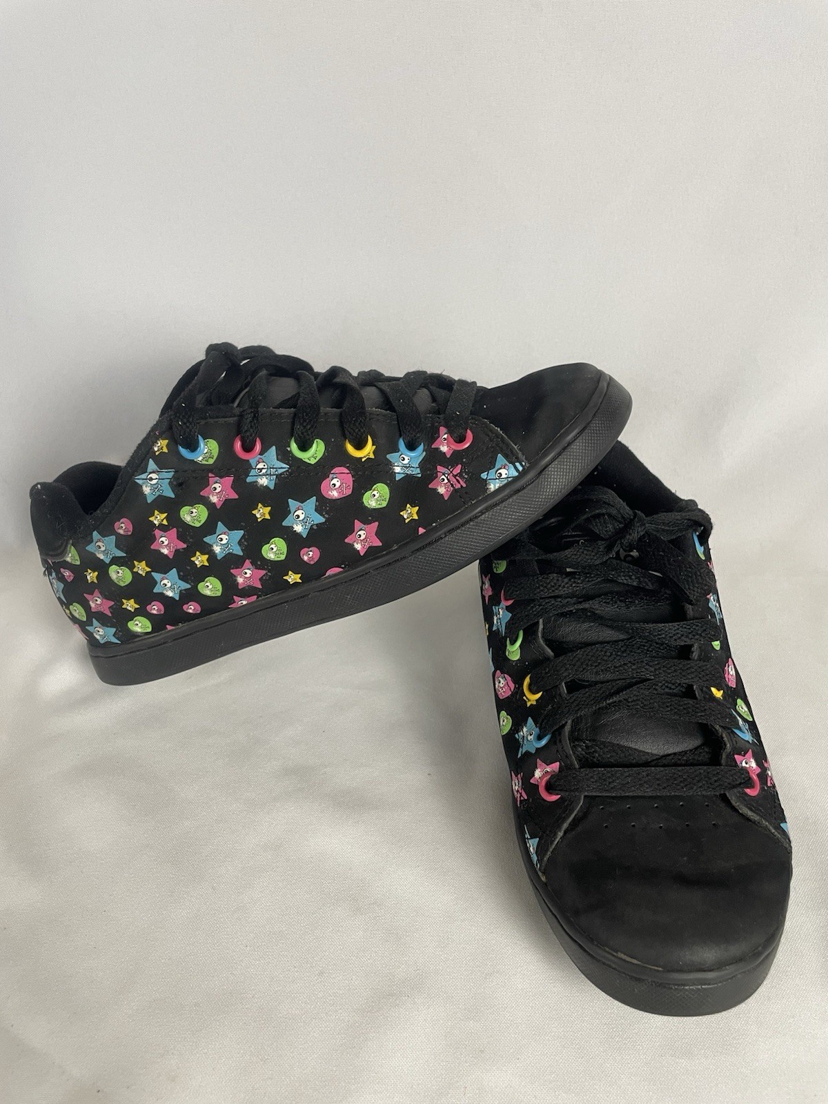 Women’s Sz 10 Osiris Troma 2 Girls Skater Sneaker Grunge Rare VTG Y2K Chunky Blk