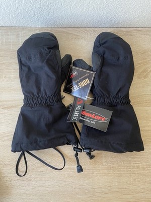 L.L.Bean Gore-Tex PrimaLoft Ski Gloves Mens Medium Black Waterproof NWT