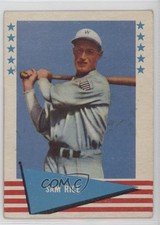 1961 Fleer Baseball Greats Sam Rice #70 HOF 0q3