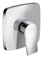 Hansgrohe Metris Einhebel-Brausemischer Unterputz Eckig - Chrom - 31456000