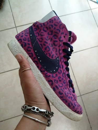 NIKE ROSHE RUN Stampa Leopardata Scarpe Da Ginnastica Grigio Rosa Bianco UK  7 Donna Safari EUR 23,43 - PicClick IT