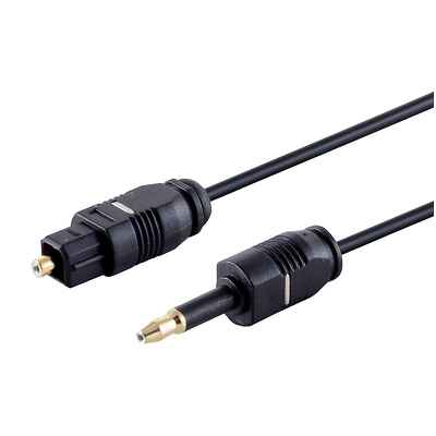 Toslink Audio Kabel Stecker. 2,2mm zu Opti mini Stecker SPDIF 3,5mm LWL 0,5m-5m