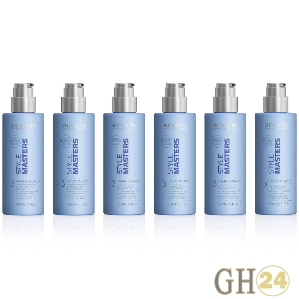 6x Revlon Style Masters Curly Fanaticurls 150ml