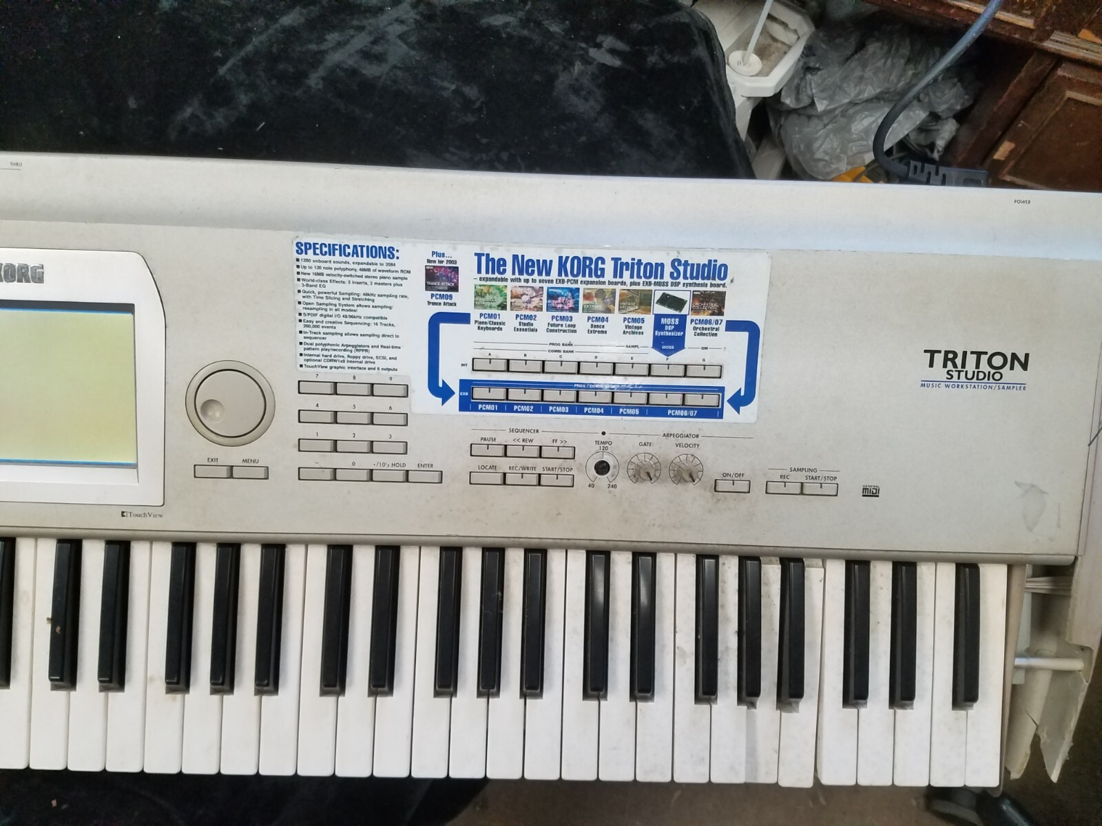 KORG/コルグ TRITON STUDIO 76鍵盤 CDRW-1 SIMM