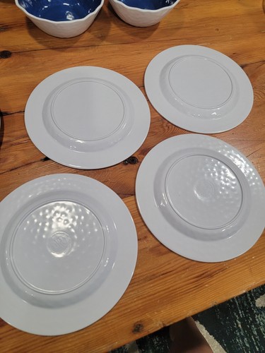 KingZak Royal Blue Melamine Bowls, Small Plates, & Large Plates ~ Set Of 12 - Picture 8 of 13