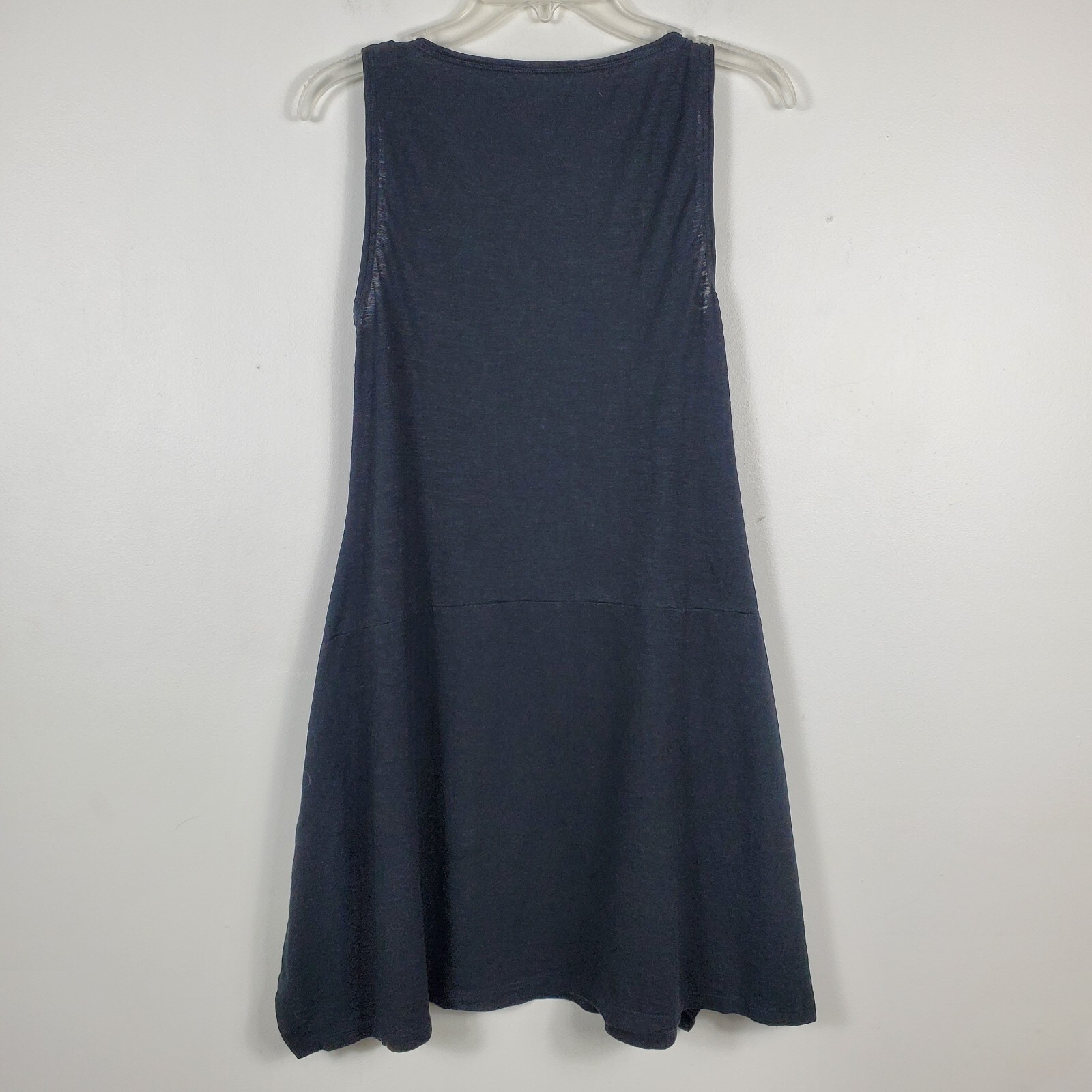 Eileen Fisher Womens Hemp Organic Cotton A Line Sleeveless Shirt