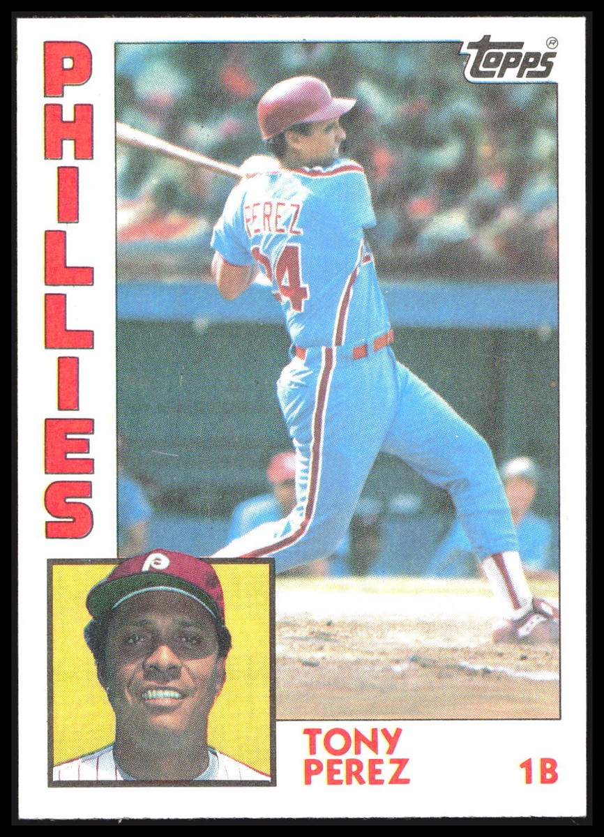 1984 Topps Tony Perez #385 Philadelphia Phillies XX | eBay