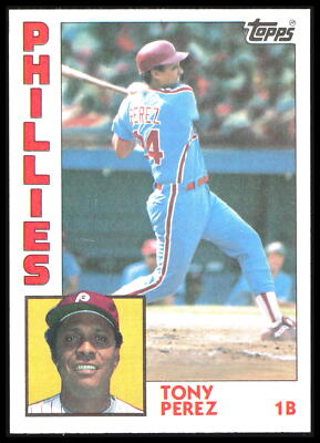 1984 Topps Tony Perez #385 Philadelphia Phillies XX | eBay