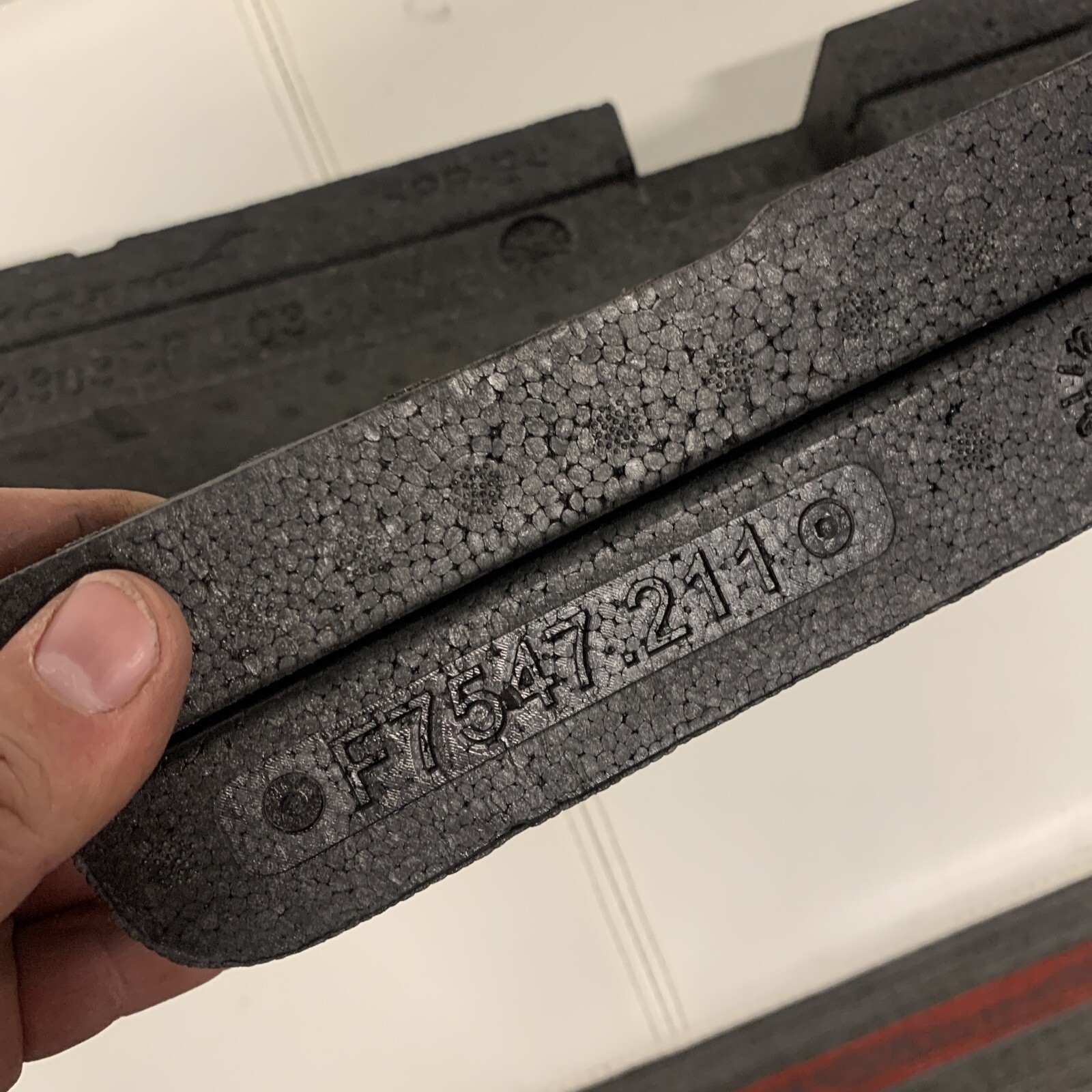 MCLAREN 720S BUMPER SUPPORT FOAM BRACKET OEM 14A2303CP 14A2303CP03 FULL SET 3pcs