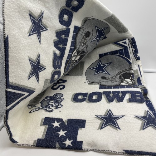 Vintage Dallas Cowboys Blanket 83 X 72 Inches Made In USA New Old Stock - Picture 8 of 8