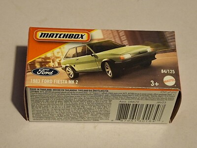 Matchbox Power Grabs: Ford Fiesta MK2 grünmetallic OVP
