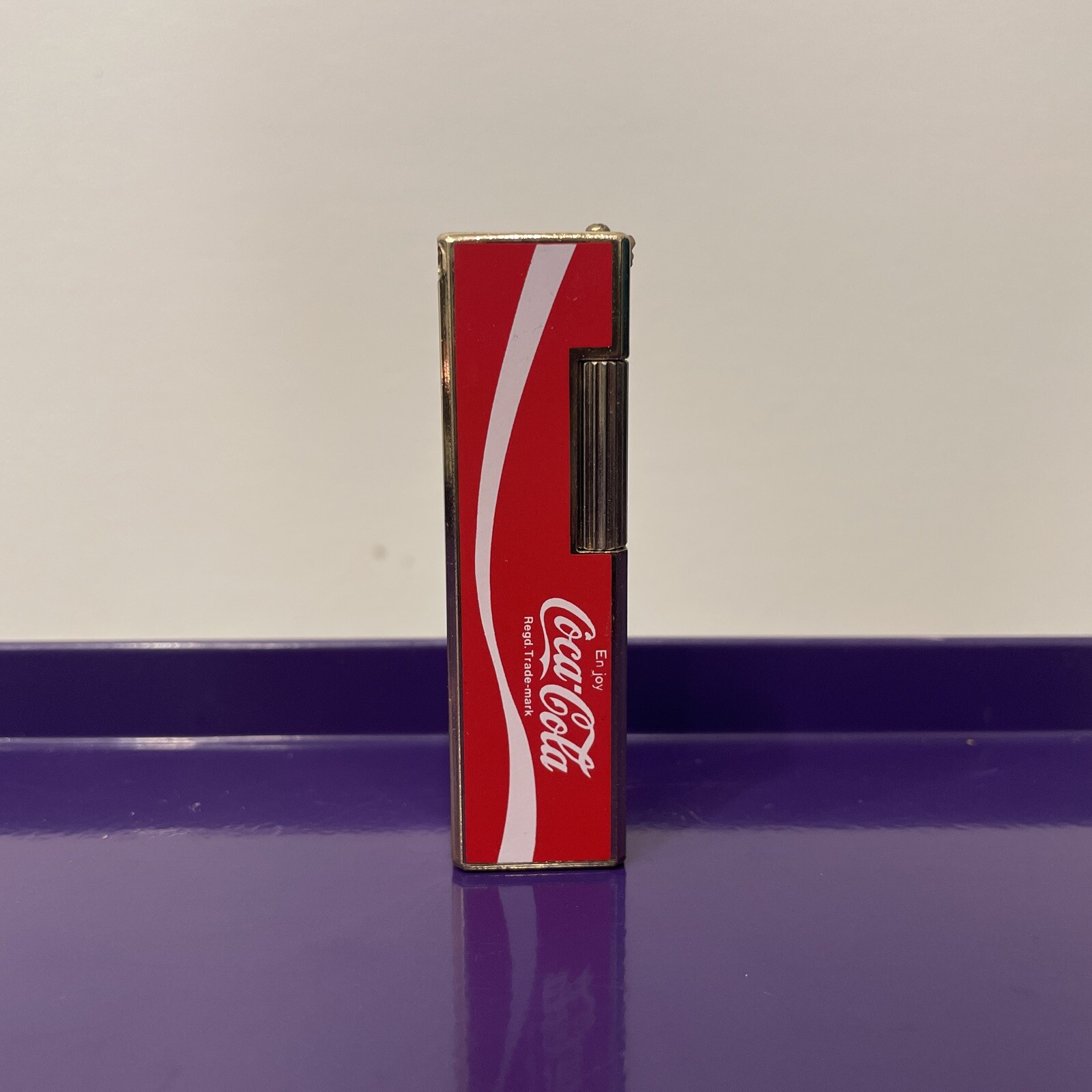 VINTAGE COCA-COLA SODA POP ADVERTISING LIGHTER-KOREA-Sparks