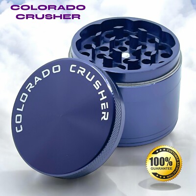 Colorado Crusher Spice Herb Tobacco Grinder 2.0 Inch 4 Piece Aluminum 56MM 