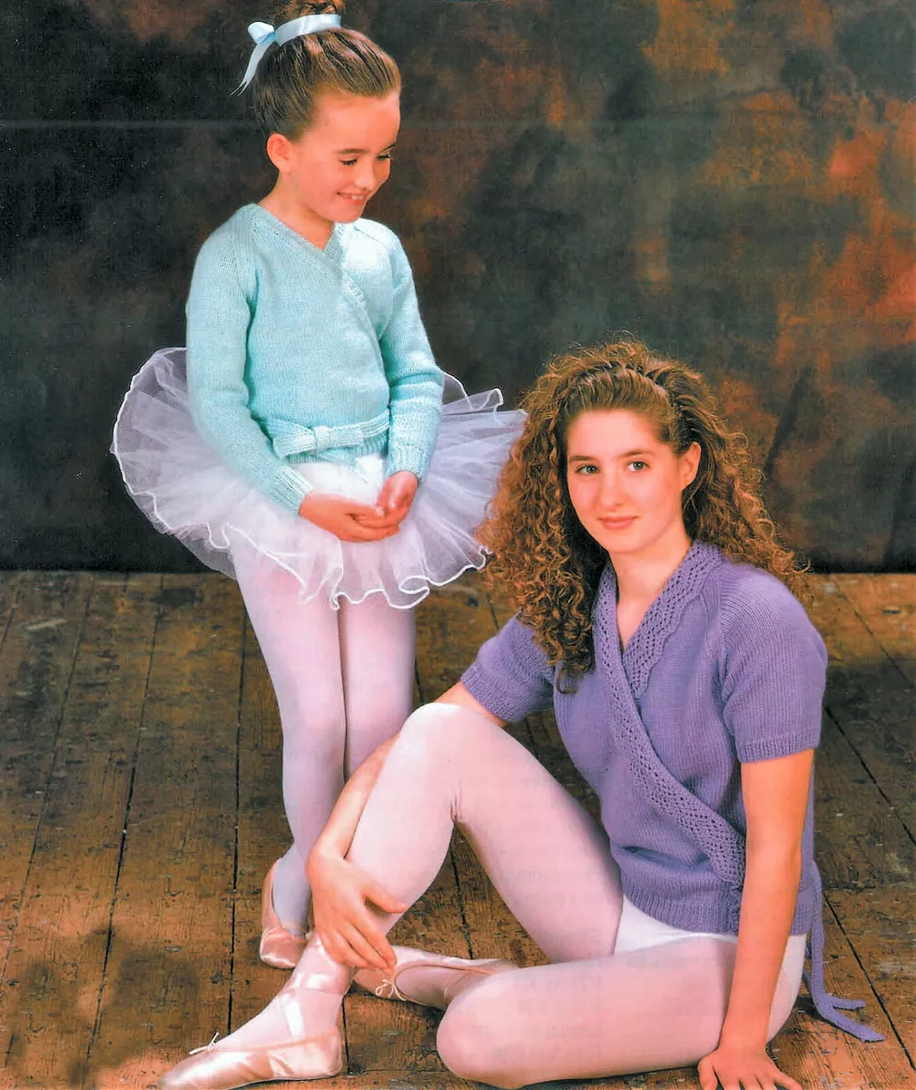 Knitted outlet ballet cardigan