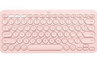 Logitech Multi-Device Bluetooth Keyboard, Model# K380, Color Light Pink