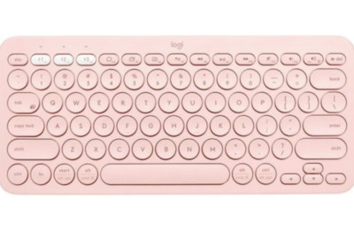 Logitech Multi-Device Bluetooth Keyboard, Model# K380, Color Light Pink
