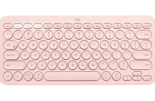 Logitech Multi-Device Bluetooth Keyboard, Model# K380, Color Light Pink - 第 1/5 張圖片