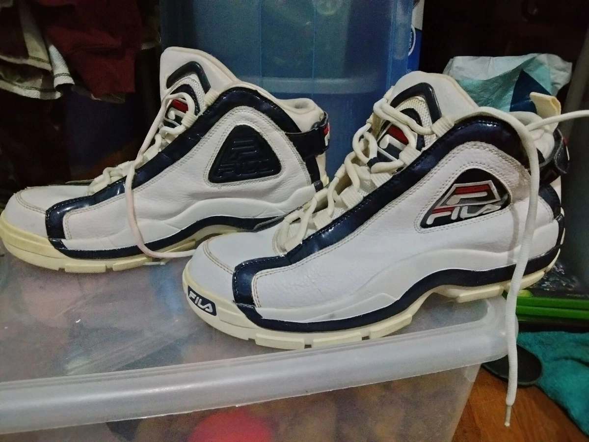 FILA GRANT HILL 2 96 MID WHITE NAVY 1VB90031 166 US MEN SIZE11