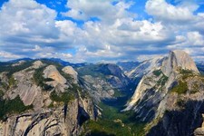 Landscape yosemite national park rocks nature usa sky Custom Gaming Mat Desk