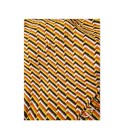 Handmade, Unique Crochetted Afghan Blanket Bed Spread Orange, Brn, Yellow, Whte