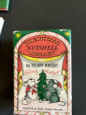Signed Christmas Nutshell Library by Hilary Knight c.1963 4-set, 1st Edition