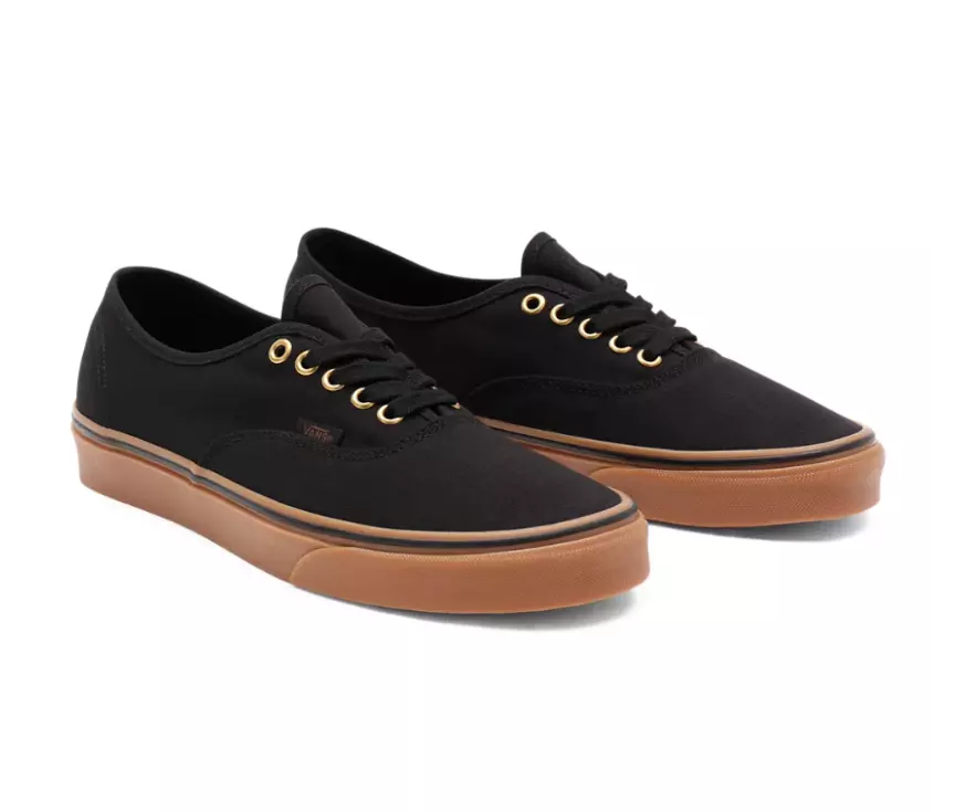 Overredend kruising moe Vans Gum Authentic Shoes In Black/Brown | eBay