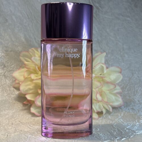 Clinique My Happy Peony Picnic 3.4oz 100ml Eau De Parfum Perfume NWOB Free Ship