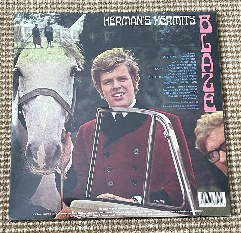 HERMAN'S HERMITS - Blaze - 12" Vinyl LP -USA RSD 2015 - NEW/SEALED/MINT/IMPORT - Image 2 of 2