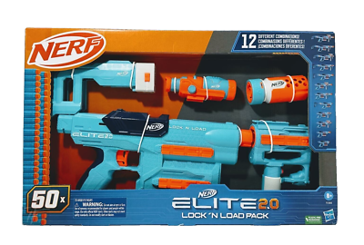 Nerf Elite 2.0 Lock N Load Blaster Pack Nerf Toy Hasbro for sale 