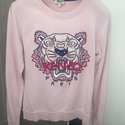 Rcj White And Pink Kenzo Shirt Kenzo Jumper Women UK