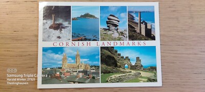Postkarte Cornish Landmark 17.09.2010 gel_