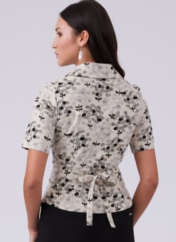 Chic Button Down Tops, Shirt, Blouse McCall's M8451 Pattern 8451 Size 8-16/18-26 - Picture 5 of 10