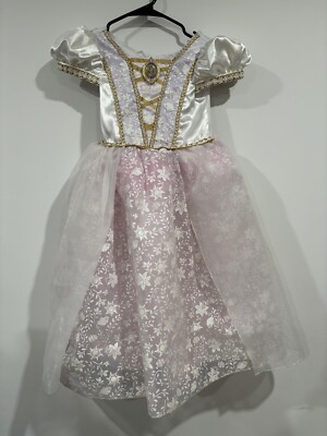 Disney Store Rapunzel Wedding Costume Dress 5/6 Girls Tangled