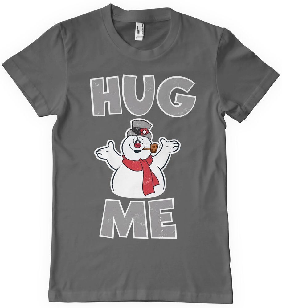 Футболка со снеговиком Фрости, Обними меня, футболка WB-1-FRSM003-H51-17