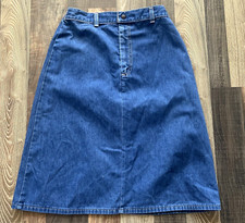 Levi  s Vintage 70s Orange Tab High Rise Denim Skirt Women's Size W26 L25