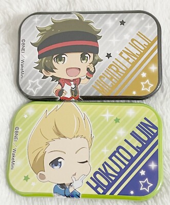 The Idolmaster SideM, Hokuto Ijuin and Michiru Enjoji Chibi Style Can Button