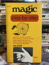 Magic, step-by-step by Ian Adair 1970 Paperback