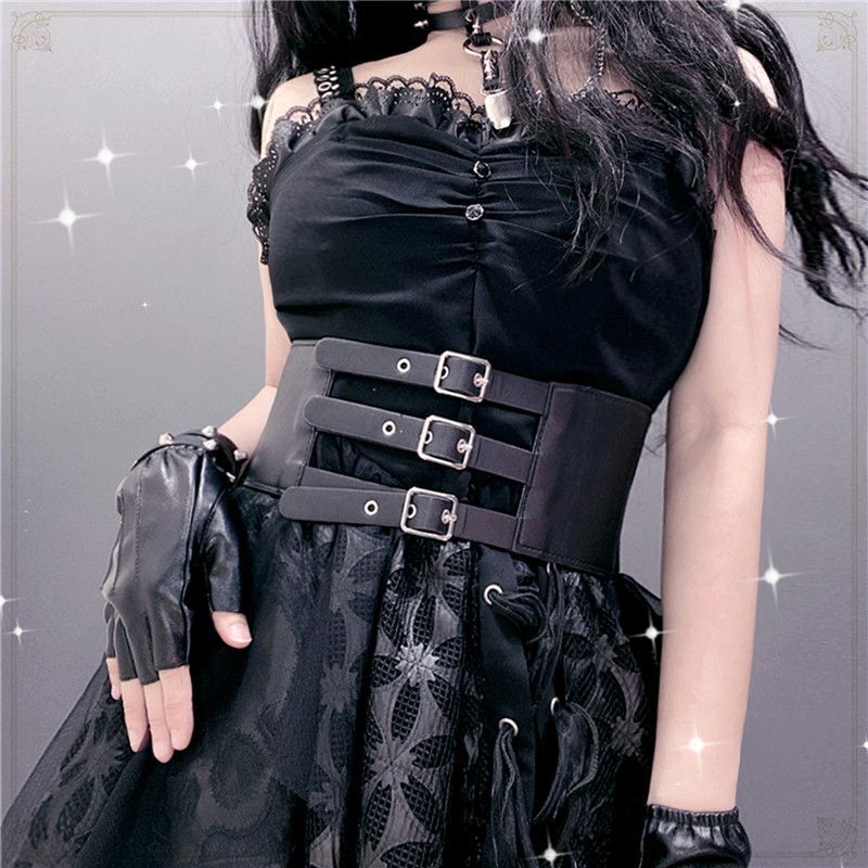 Harajuku Lolita Corset Belts - Gothic Wide Waist Corsets Women Fashion  Belts 1pc